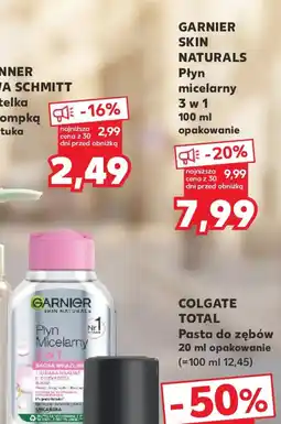 Kaufland Garnier Skin Naturals Płyn micelarny 3 w 1 oferta