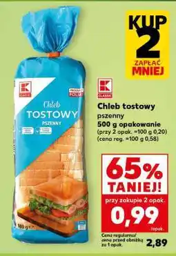 Kaufland Chleb tostowy oferta