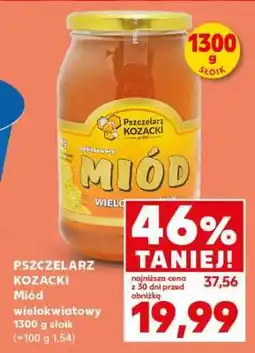 Kaufland PSZCZELARZ KOZACKI Miód wielokwiatowy 1300 g słoik oferta