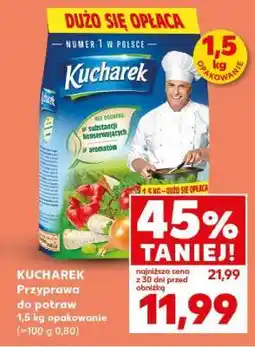 Kaufland KUCHAREK Przyprawa do potraw 1,5 kg opakowanie (=100 g 0,80) oferta