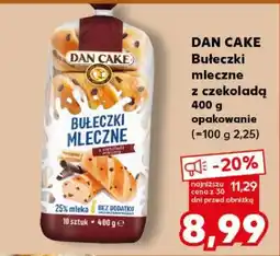Kaufland DAN CAKE Bułeczki mleczne z czekoladą 400 g opakowanie oferta