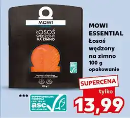 Kaufland MOWI ESSENTIAL Łosoś wędzony na zimno 100 g opakowanie oferta