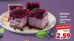 Kaufland MICHAŚ Ciasto jagodowe 100 g oferta