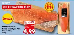 Kaufland CONNOISSEUR Łosoś atlantycki XXL filet ze skórą 100 g oferta