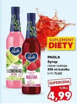 Kaufland PAOLA Syrop oferta