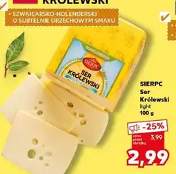 Kaufland SIERPC Ser Królewski light 100 g oferta
