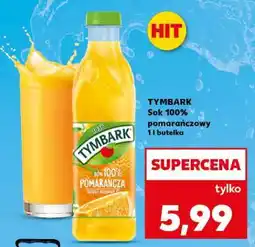 Kaufland TYMBARK Sok 100% pomarańczowy 1 l butelka oferta