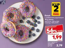Kaufland Donut z nadzieniem jagodowym 70 g sztuka oferta