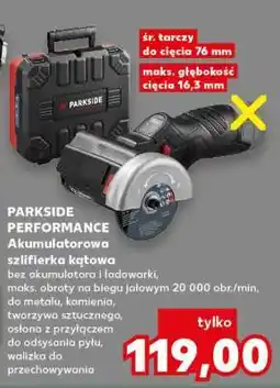 Kaufland PARKSIDE PERFORMANCE Akumulatorowa szlifierka kątowa oferta