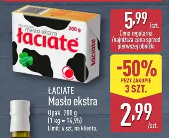 ALDI ŁACIATE Masło ekstra oferta