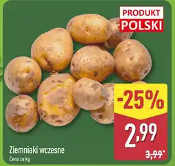 ALDI Ziemniaki wczesne oferta