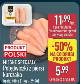 ALDI Mięsne Specjały Polędwiczki z piersi kurczaka oferta