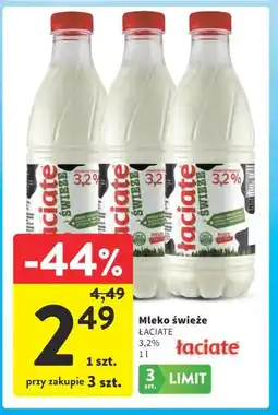 Intermarche Mleko świeże ŁACIATE oferta