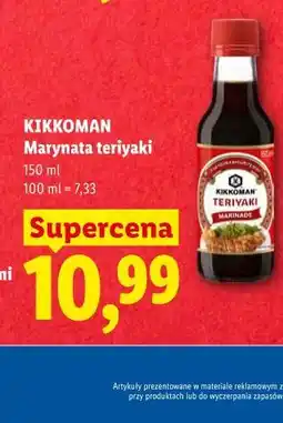 Lidl Kikkoman Marynata teriyaki oferta