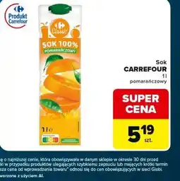 Globi Sok CARREFOUR pomarańczowy oferta