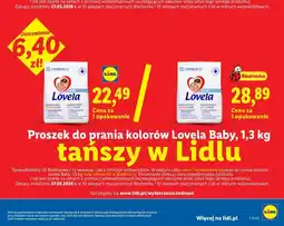 Lidl Lovela Baby Proszek do prania kolorów oferta