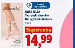 Lidl Gabriella Skarpetki damskie Daisy, Cami lub Nana oferta