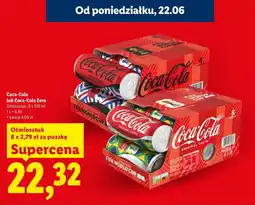 Lidl Coca-Cola lub Coca-Cola Zero oferta