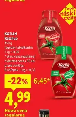 Lidl KOTLIN Ketchup oferta