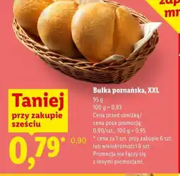 Lidl Bułka poznańska, XXL oferta