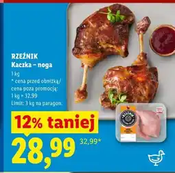 Lidl RZEŹNIK Kaczka - noga oferta