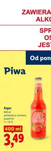 Lidl Argus pomarańcza-czerwony grapefruit oferta