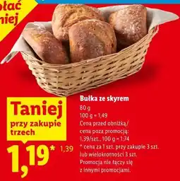 Lidl Bułka ze skyrem oferta
