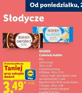 Lidl Roshen Czekolada bubble oferta