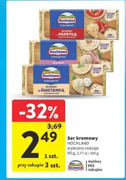 Intermarche Ser kremowy HOCHLAND oferta