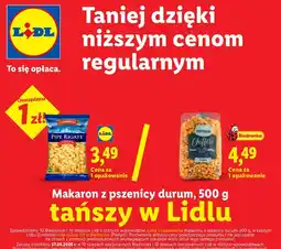 Lidl Combino Pipe Rigate Makaron z pszenicy durum oferta