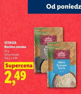 Lidl Vitasia Nasiona sezamu oferta