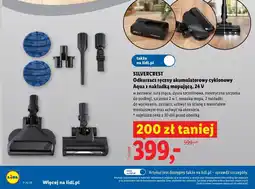 Lidl SILVERCREST Odkurzacz ręczny akumulatorowy cyklonowy Aqua z nakładką mopującą, 24 V oferta