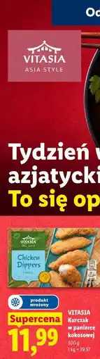 Lidl Vitasia Kurczak w panierce kokosowej oferta
