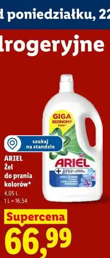 Lidl ARIEL Żel do prania kolorów oferta