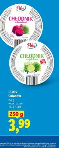 Lidl Pilos Chłodnik oferta