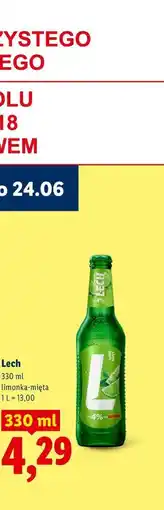 Lidl Lech limonka-mięta oferta