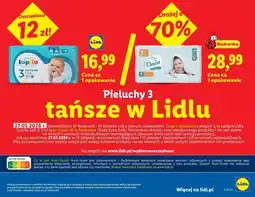 Lidl Lupilu Soft & Dry Pieluchy 3 oferta
