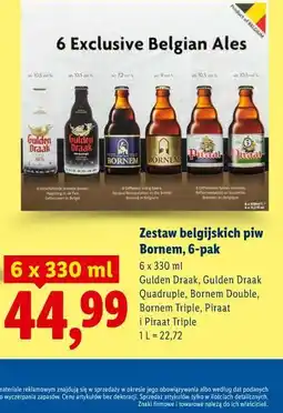 Lidl Zestaw belgijskich piw Bornem, 6-pak oferta