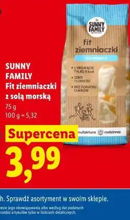 Lidl Sunny Family Fit ziemniaczki z solą morską oferta