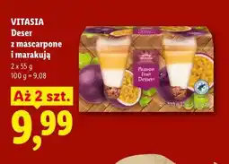 Lidl VITASIA Deser z mascarpone i marakują oferta