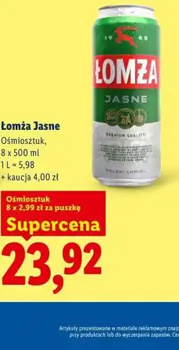Lidl Łomża Jasne oferta