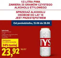 Lidl Tyskie Gronie oferta