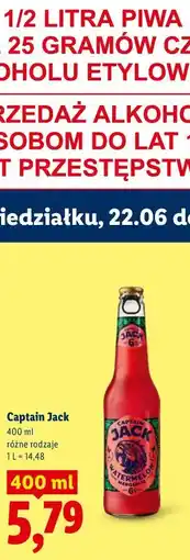 Lidl Captain Jack oferta