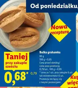Lidl Bułka grahamka oferta