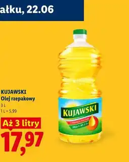 Lidl KUJAWSKI Olej rzepakowy oferta