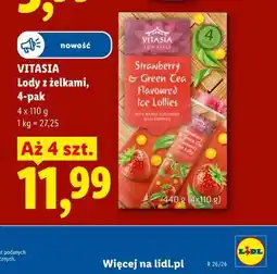 Lidl VITASIA Lody z żelkami, 4-pak oferta
