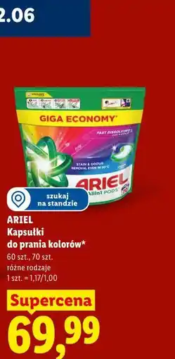 Lidl ARIEL Kapsułki do prania kolorów oferta