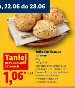 Lidl Bułka ziemniaczana z ziarnami oferta