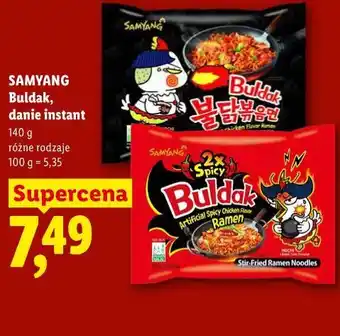 Lidl Samyang Buldak, danie instant oferta
