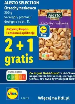 Lidl ALESTO SELECTION Orzechy nerkowca oferta